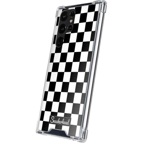 Sneakerhead Checkered Galaxy S24 Ultra Clear Case