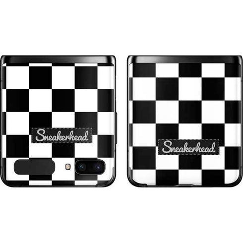 Sneakerhead Checkered Galaxy Z Flip Skin