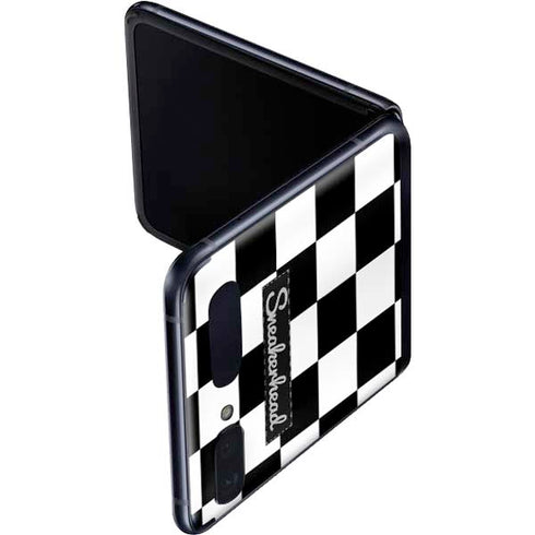 Sneakerhead Checkered Galaxy Z Flip Skin