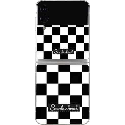 Sneakerhead Checkered Galaxy Z Flip3 5G Skin