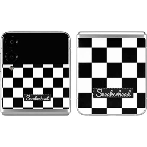 Sneakerhead Checkered Galaxy Z Flip4 5G Skin