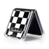 Sneakerhead Checkered Galaxy Z Flip5 5G Clear Case