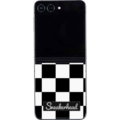 Sneakerhead Checkered Galaxy Z Flip5 5G Skin