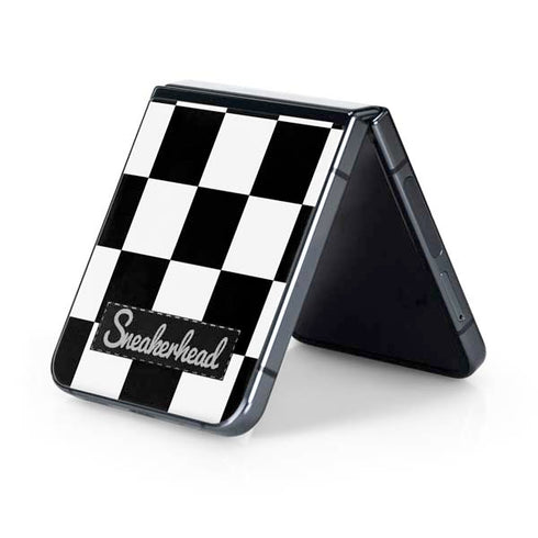 Sneakerhead Checkered Galaxy Z Flip5 5G Skin