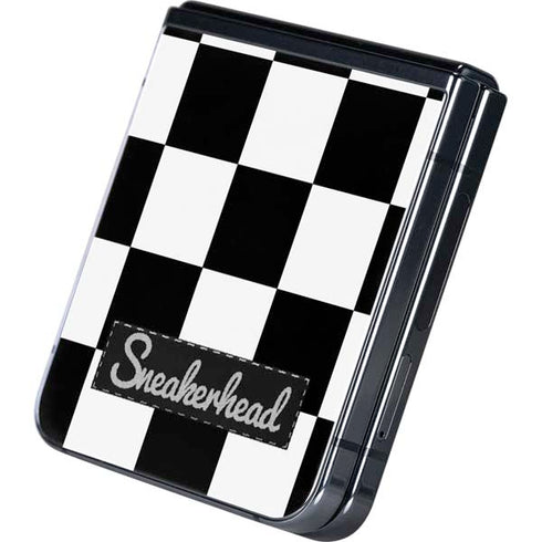 Sneakerhead Checkered Galaxy Z Flip5 5G Skin