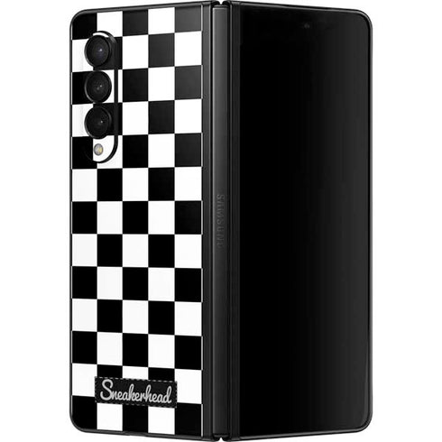 Sneakerhead Checkered Galaxy Z Fold3 5G Skin