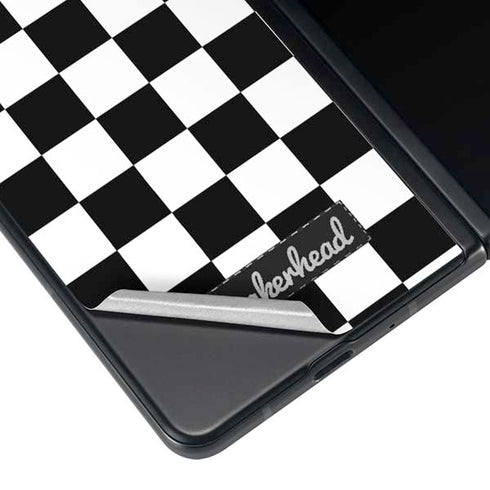 Sneakerhead Checkered Galaxy Z Fold4 5G Skin