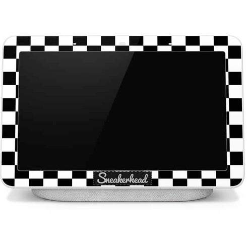 Sneakerhead Checkered Google Home Hub Skin