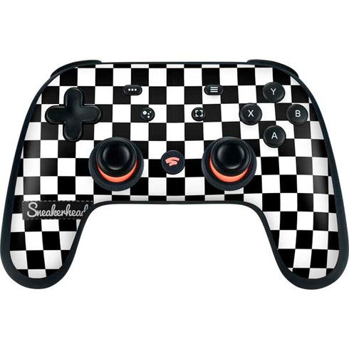 Sneakerhead Checkered Google Stadia Controller Skin