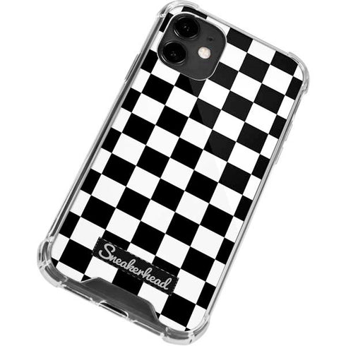 Sneakerhead Checkered iPhone 12 Clear Case