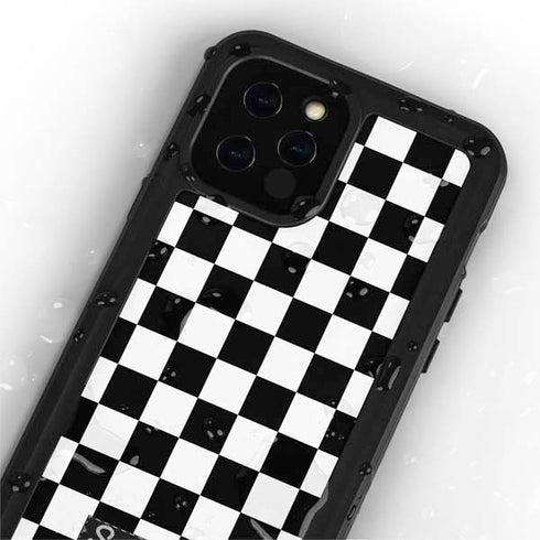 Sneakerhead Checkered iPhone 12 Pro Waterproof Case
