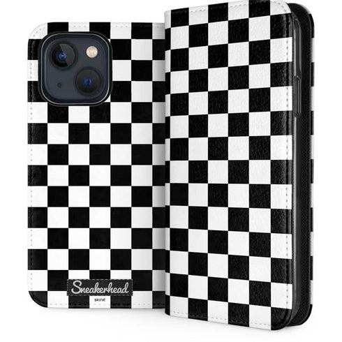 Sneakerhead Checkered iPhone 13 Folio Case