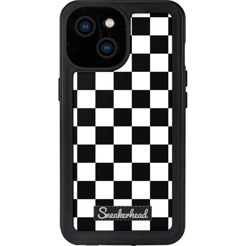Sneakerhead Checkered iPhone 13 Mini Waterproof Case
