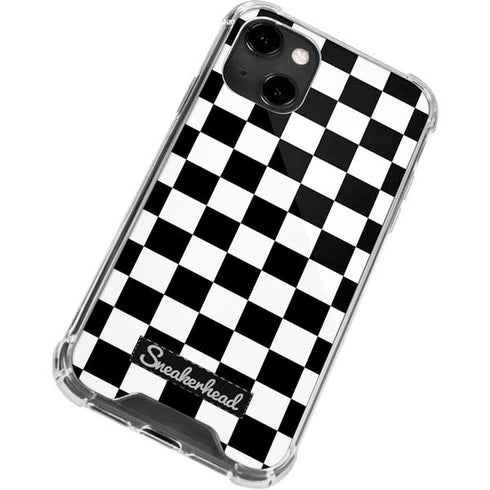 Sneakerhead Checkered iPhone 14 Clear Case