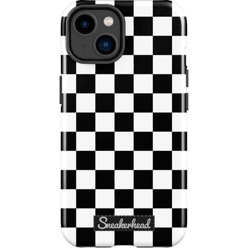 Sneakerhead Checkered iPhone 14 Plus Impact Case