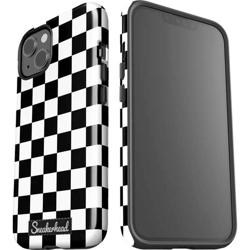 Sneakerhead Checkered iPhone 14 Plus Impact Case
