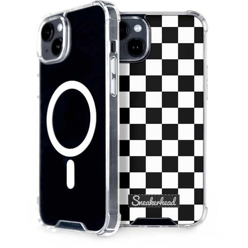 Sneakerhead Checkered iPhone 15 Plus MagSafe Case