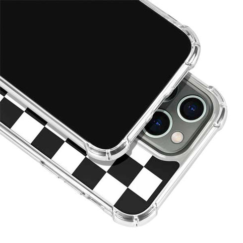 Sneakerhead Checkered iPhone 15 Pro Clear Case