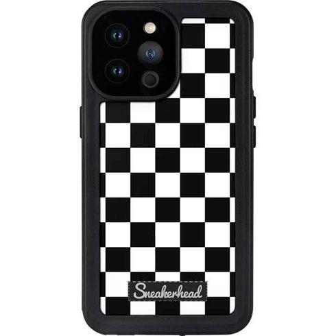 Sneakerhead Checkered iPhone 14 Pro Max Waterproof Case