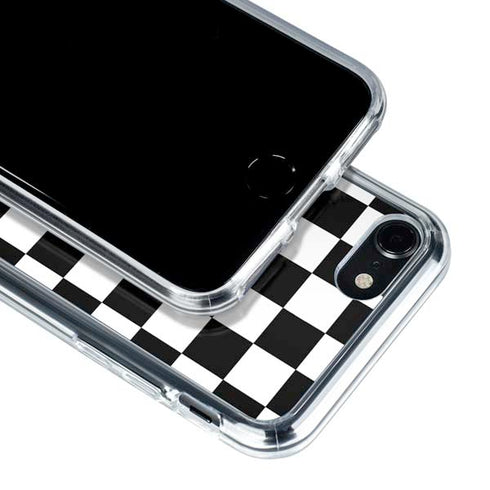Sneakerhead Checkered iPhone SE (2nd & 3rd Gen) Clear Case