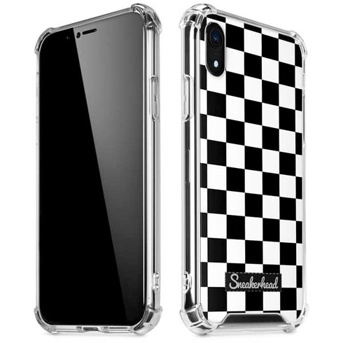 Sneakerhead Checkered iPhone XR Clear Case