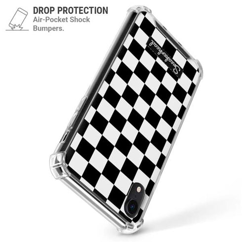 Sneakerhead Checkered iPhone XR Clear Case