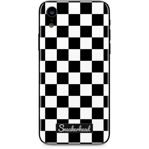 Sneakerhead Checkered iPhone XR Skin