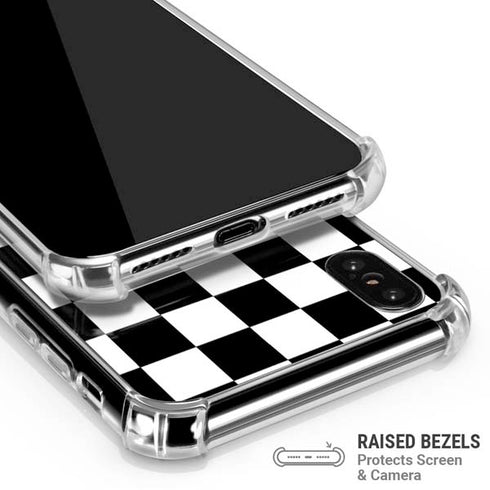 Sneakerhead Checkered iPhone XS Max Clear Case