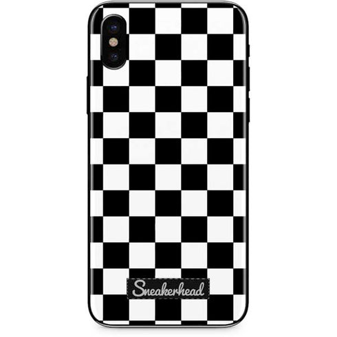 Sneakerhead Checkered iPhone XS Skin