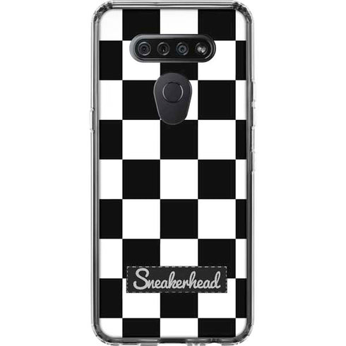 Sneakerhead Checkered LG K51/Q51 Clear Case