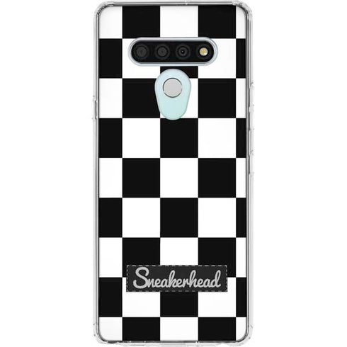 Sneakerhead Checkered LG Stylo 6 Clear Case