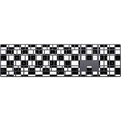 Sneakerhead Checkered Magic Keyboard with Numeric Keypad Skin