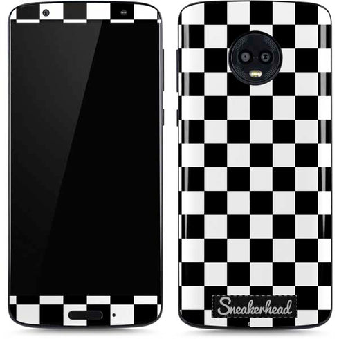 Sneakerhead Checkered Moto G6 Skin