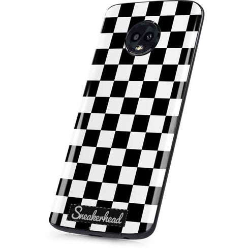 Sneakerhead Checkered Moto G6 Skin