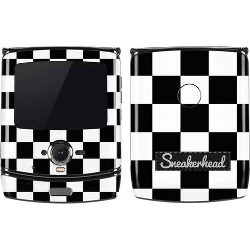Sneakerhead Checkered Motorola RAZR Skin