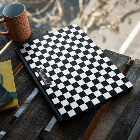 Sneakerhead Checkered MSI GS65 Stealth Laptop Skin