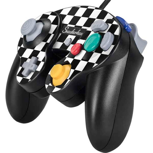 Sneakerhead Checkered Nintendo GameCube Controller Skin