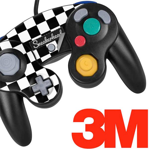 Sneakerhead Checkered Nintendo GameCube Controller Skin