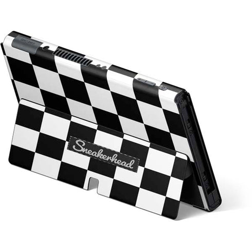 Sneakerhead Checkered Nintendo Switch OLED (2021) Skin