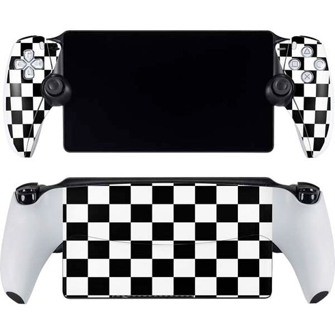 Sneakerhead Checkered PlayStation Portal Remote Player Skin