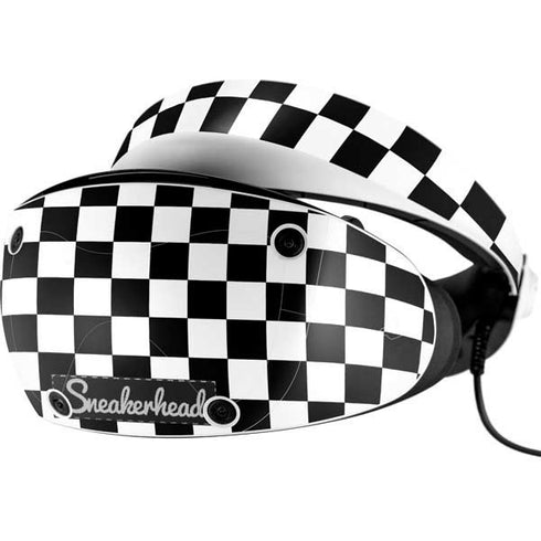 Sneakerhead Checkered PlayStation VR2 Skin