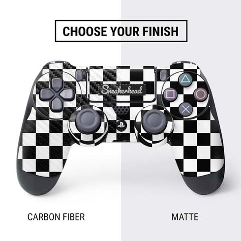 Sneakerhead Checkered PS4 Controller Skin