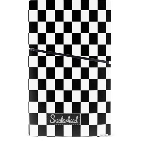Sneakerhead Checkered PS5 Slim Digital Edition Console Skin