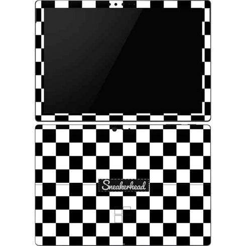 Sneakerhead Checkered Surface Pro 6 Skin