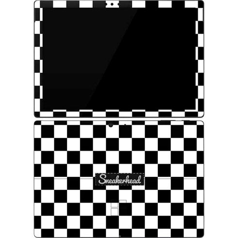 Sneakerhead Checkered Surface Pro 7 Skin