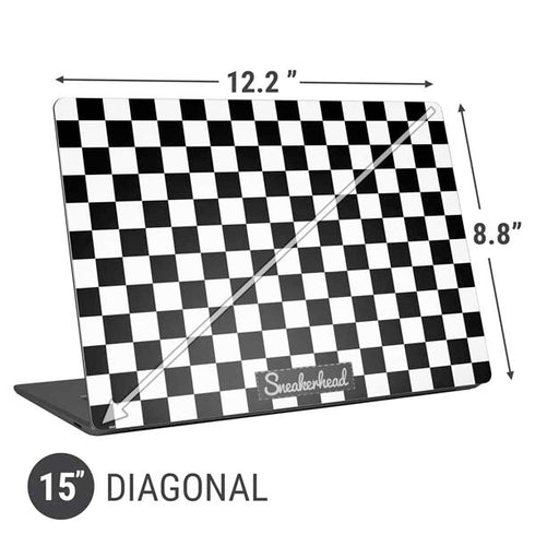 Sneakerhead Checkered Universal Laptop 15in (12.2 x 8.8in) Skin