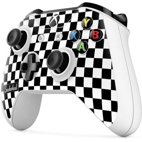 Sneakerhead Checkered Xbox One S All-Digital Edition Bundle Skin