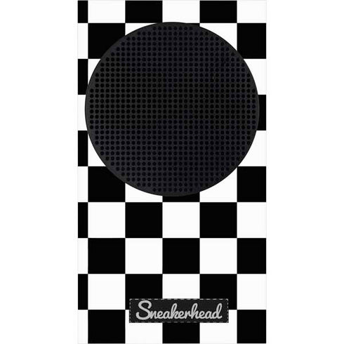 Sneakerhead Checkered Xbox Series S Console Skin