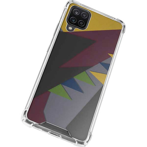 Sneakerhead Geometric Galaxy A12 Clear Case