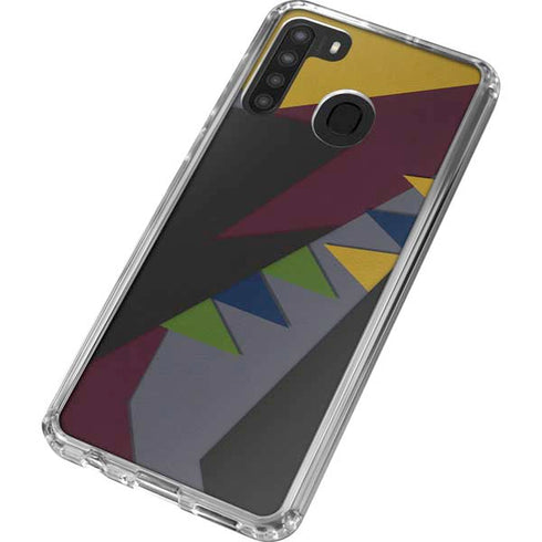 Sneakerhead Geometric Galaxy A21 Clear Case